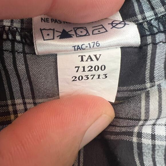 5.11 Tactical Series Men's Short Sleeve Plaid Button Down Shirt Size L - Picture 5 of 9